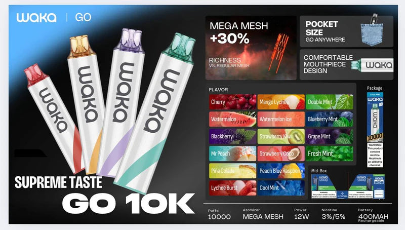 WAKA GO 10,000K /POCKET