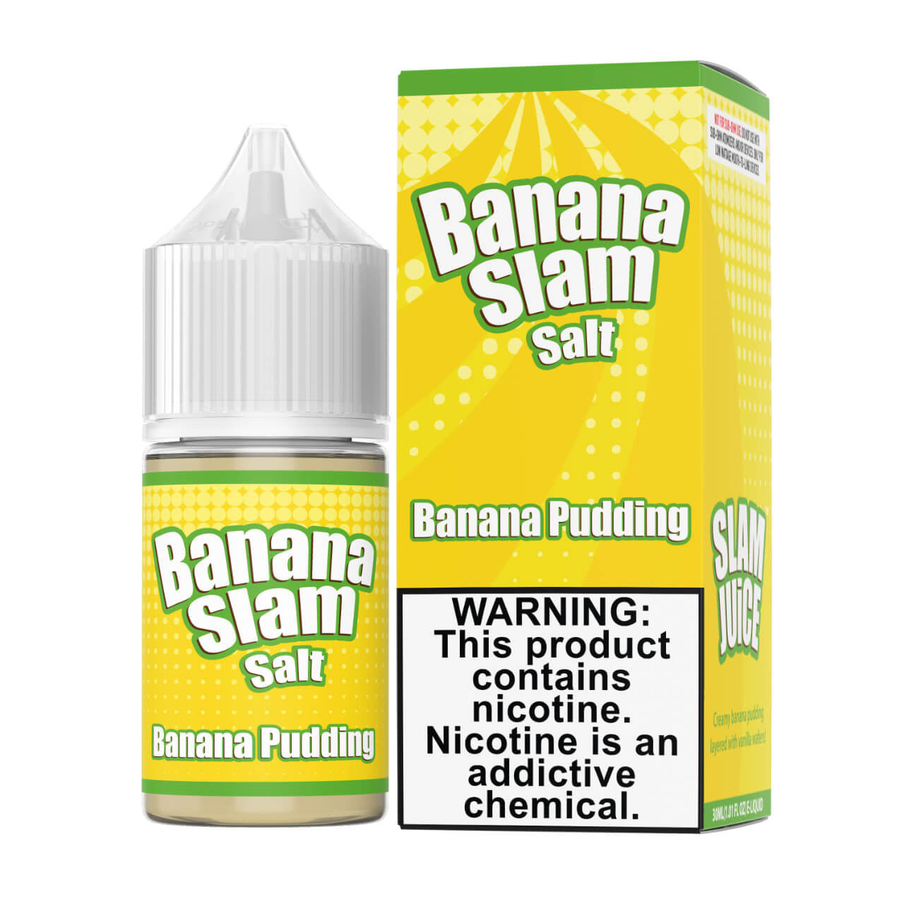 Slam Salt "Banana Slam" Banana Pudding 30Ml