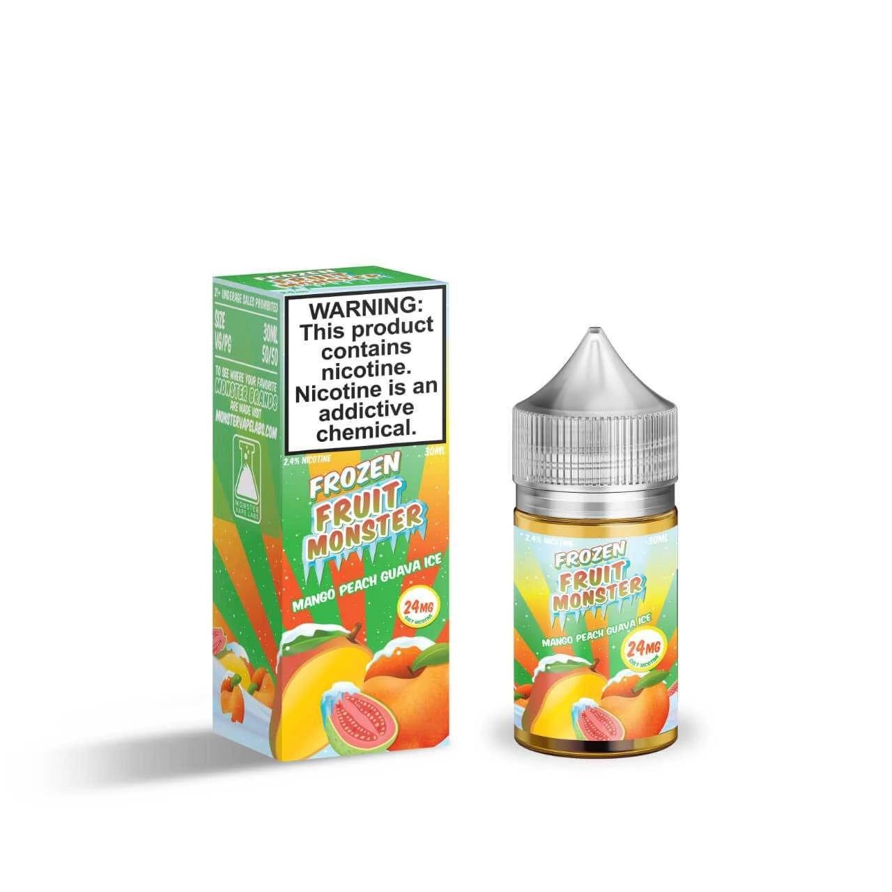 Frozen Fruit Monster Salt Mango Peach Guava Ice 30Ml