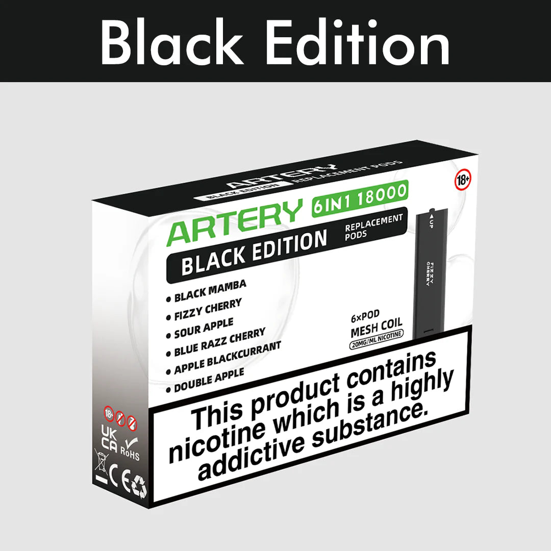 REPUESTOS ARTERY 6-1 | CAJA CON 6 REPUESTOS DISTINTOS SABORES