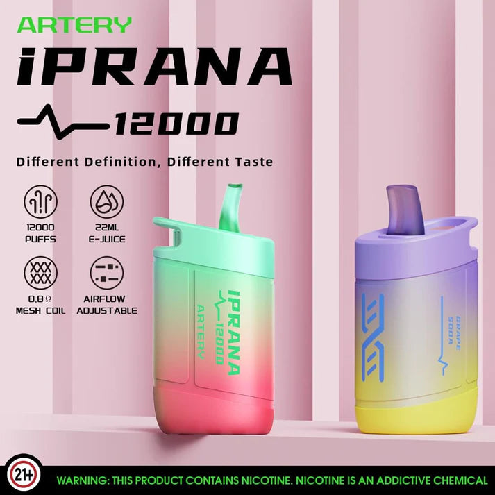 iPRANA | 12000 puff - 22ml Desechable
