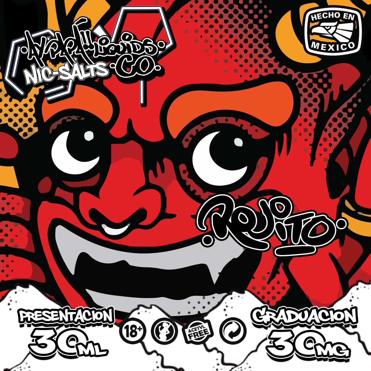 ROJITO NIC SALTS BY AY PAPA LIQUIDS