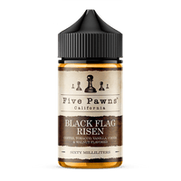 FIVE PAWNS BLACK FLAG RISEN