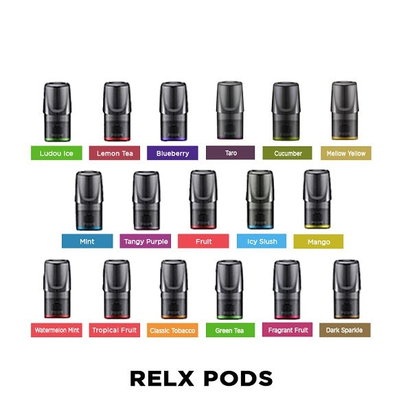 RELX CARTUCHOS (PRECIO POR CAJA )