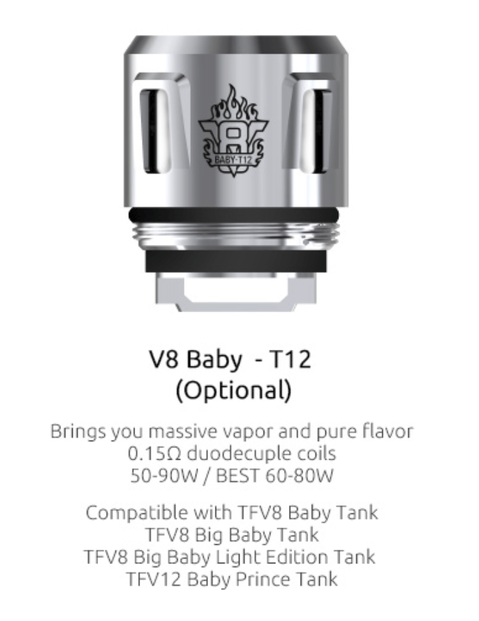 SMOK TFV8 Baby T12 Light Edition (COIL)