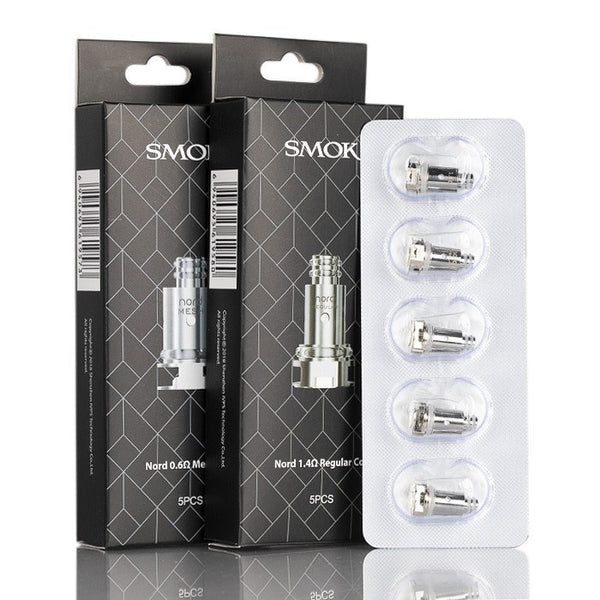 SMOK Nord Coil DC 0.6 ohm, 0.9MTL y MTL 0.8 ohm (Precio por unidad)